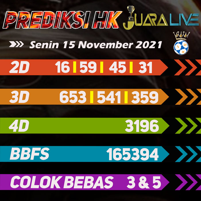 Prediksi hk jitu hari Senin